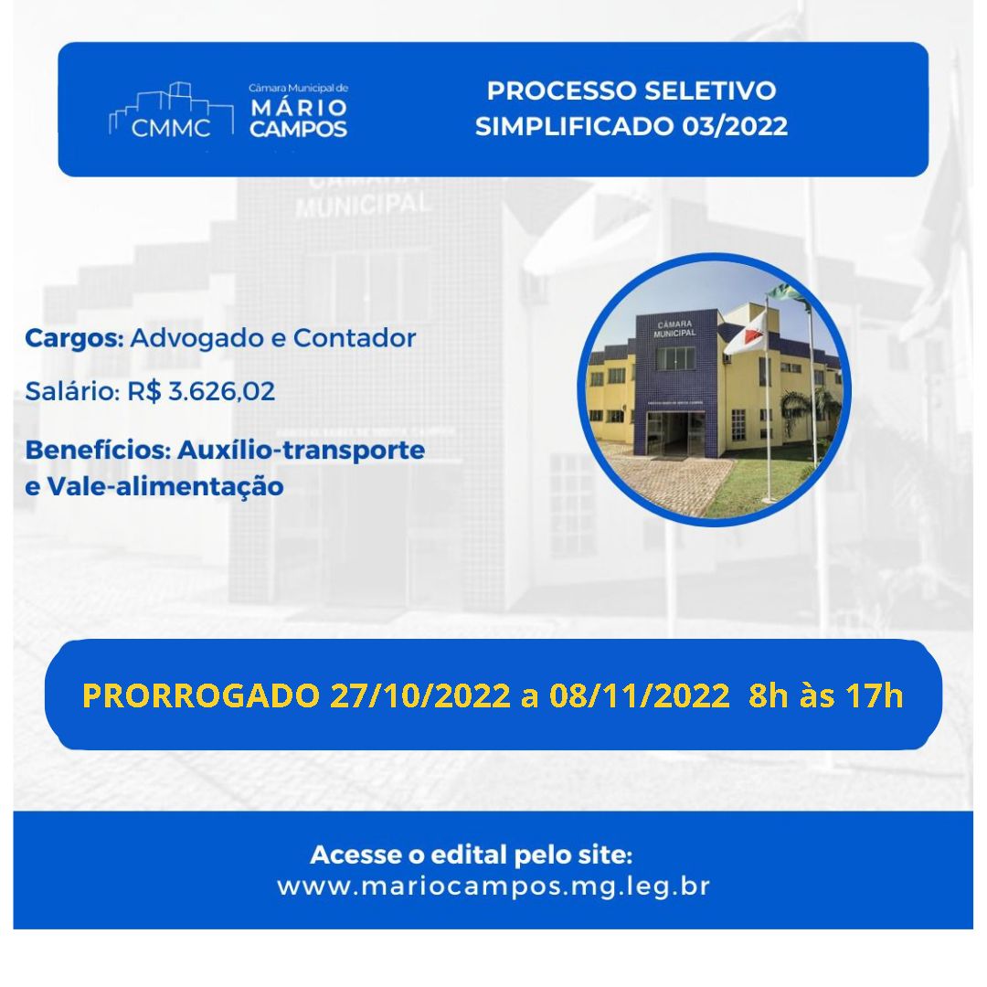 Processo Seletivo Simplificado 03/2022